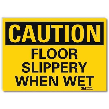 Safety Sign, 5 in H, 7 in Width, Reflective Sheeting, Horizontal Rectangle, English, U4-1318-RD_7X5