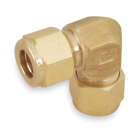 1/4" A-LOK Brass Union Elbow