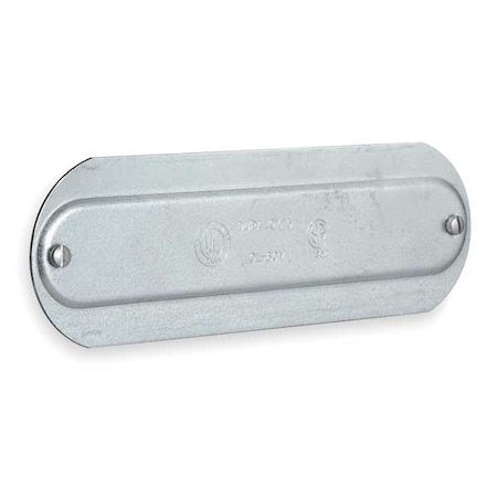 Conduit Body Cover, 2 in., Design: Screw In