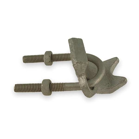 Clamp, EMT; IMC; RMC Use, 3/4 in, Malleable Iron, Galvanized
