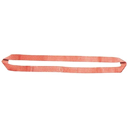 Web Sling, Type 5, 4 ft L, 2 in W, Nylon, Yellow