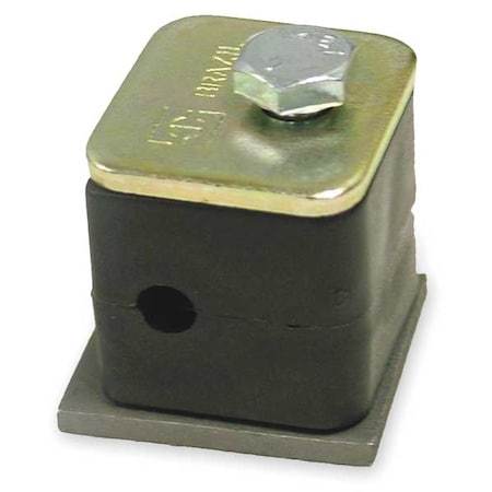 Tube Clamp Kit,Weld Plate,1/2 In