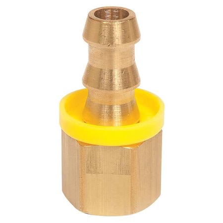 Hose Fitting,3/8 In. ID,1/4-18,(F)NPT