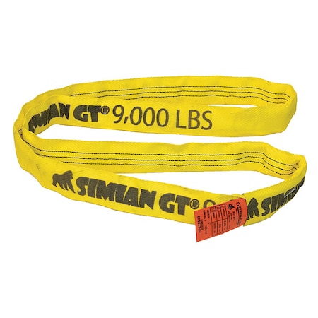 Round Sling,Endless,1-1/8in. Dia,10ft. L