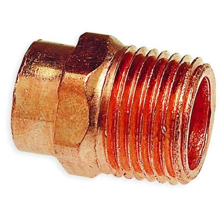3/4" NOM C x 1/2" MNPT Copper Reducing Adapter