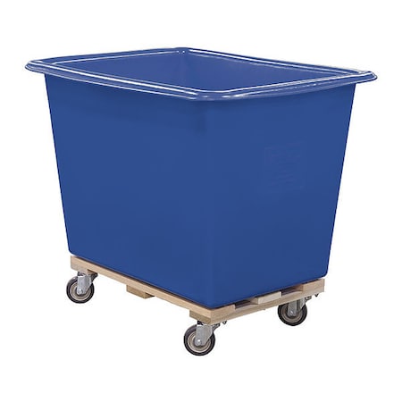 Cube Truck,3/4 cu. yd.,600 lb. Cap,Blue