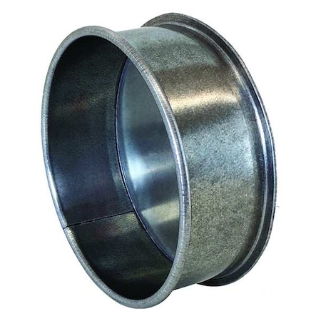 10" x 2-1/4" Round End Cap, 22 ga. SS