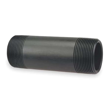 3/4" MNPT Close TBE Kynar(R) Pipe Nipple Sch 80