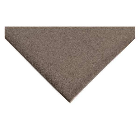 Antifatigue Mat, 30 ft. L x 2 ft. W, 3/8" Thickness, Closed Cell PVC Foam, Pebble, Black