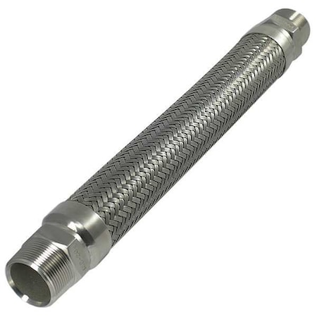 3/4" Dia x 24" L PressureMax HP 316 SS Corrugated Metal Hose