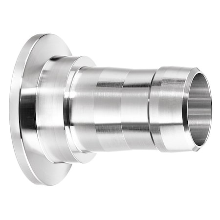 Vacuum Fitting, Straight Adapter, 1" Tube x 7/8" Barbed Hose