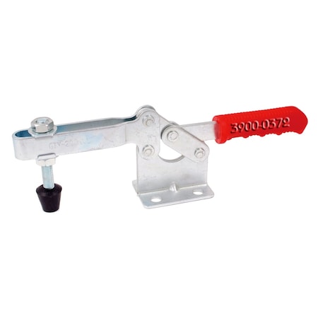 Horizontal Long Solid  Bar Flanged Base Toggle Clamp 880 lbs Capacity
