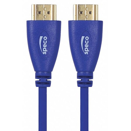HDMI Cable,15 ft. L,Blue,Dual SHLD