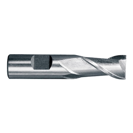 3/8 X 3/8" 2 Flute High Speed Steel Single End Center Cut End Mill