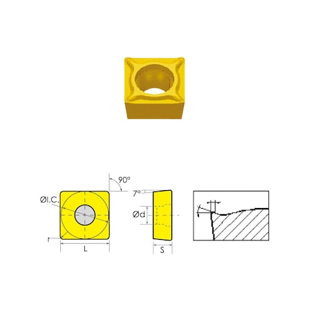 SCMT-432-HM Coated Carbide Insert