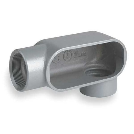 Conduit Outlet Body,Iron,LL,1-1/4 In.