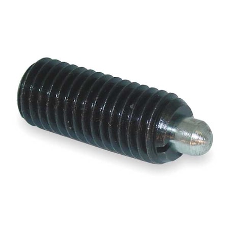 Plunger, Spring, Steel, Zinc, No 10-32, 3/4, PK5