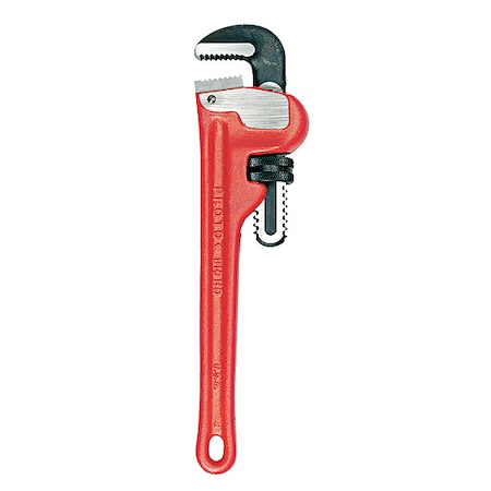 24 in L 4 in Cap. Cast Iron Straight Pipe Wrench