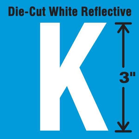 LetterLabel,Vinyl,3inH,1-3/4inW,PK5