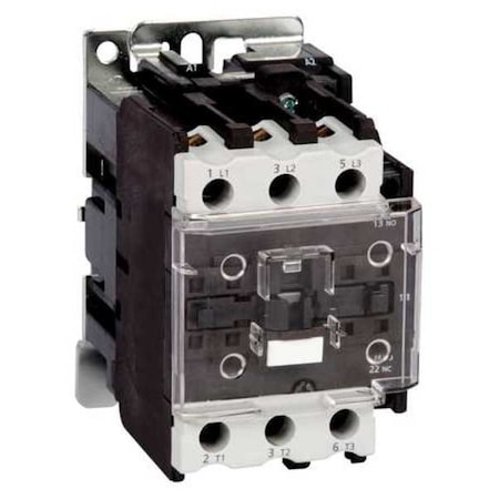 IEC Magnetic Contactor, 1NC/1NO, 120V AC, 3 P, Non-Reversing, Screw