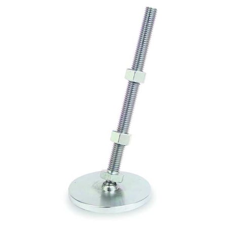 Level Mount,Swivel Stud,3/4-10,3in Base