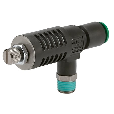 Speed Exhaust Control Valve,3/8 Tube,1/8