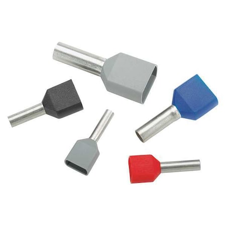 Ferrule,18 AWG,PP,7/16in.,PK500