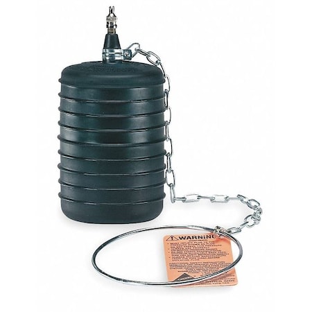 Test Ball Plug,Pneumatic,Size 5 In