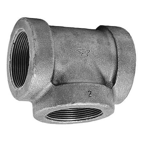Reducing Tee Reducing Tee, 3/4" x 1/2" x 3/4" Pipe, FNPT, Cast Iron, Class 125
