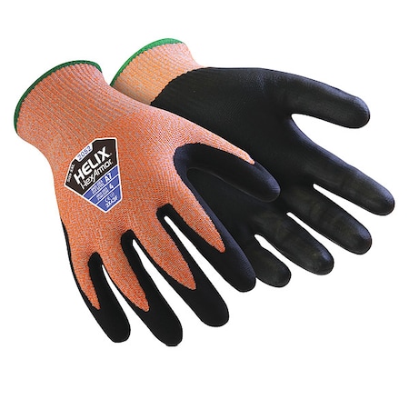 Knit Gloves, Cut Level A7 ,Dipped ,Foam Nitrile ,Sandy ,2XL 1 PR