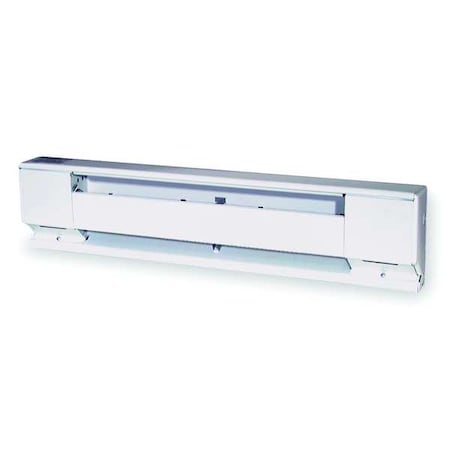 60" Electric Baseboard Heater, White, 1250W, 120V