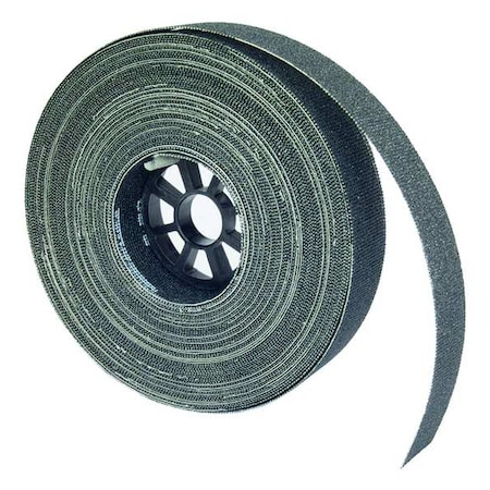 Abrasive Roll,1-1/2"Wx75 ft.L,120G,Black