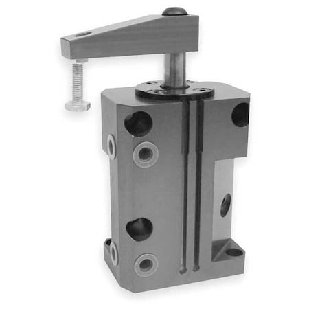 Pneumatic Swing Clamp,RH Swing,80 Lb