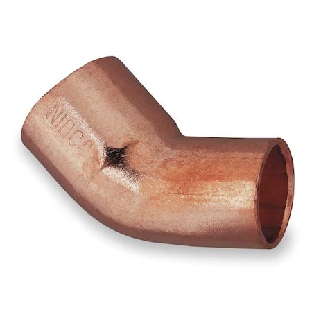 3" NOM FTG x C Copper 45 Degree Elbow