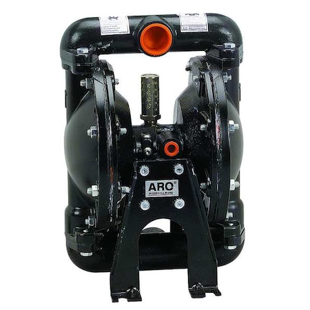 Double Diaphragm Pump, Aluminum, Air Operated, Santoprene, 90 GPM