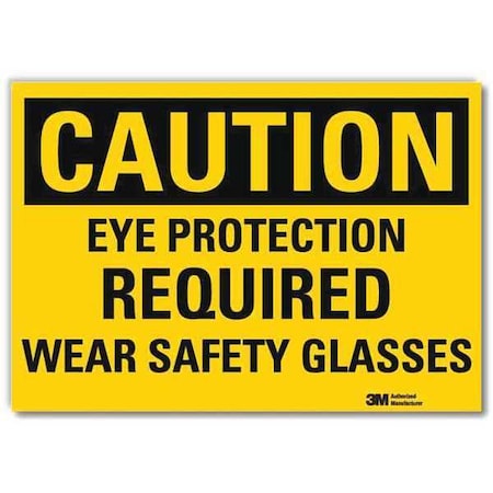 Safety Sign, 10 in Height, 14 in Width, Reflective Sheeting, Horizontal Rectangle, English