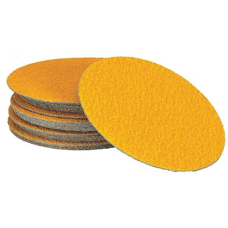 PSA Sanding Disc, 6 in Dia, No Hole, Ceramic, 80 Grit, Coated Type, Predator