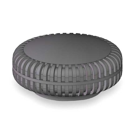 Knurled Knob, 10-24 Thread Size, 1/2"L, Zinc Plated