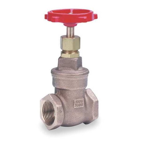 Gate Valve,Class 150,1/2 In.,Bronze