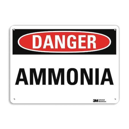 Danger Sign,4 Hole Mount,10in W x 7in H, U3-1102-RA_10X7