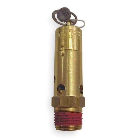 Air Safety Valve,1/2 In Inlet, 125 psi