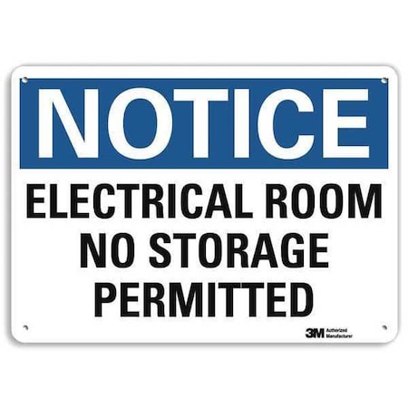 Notice Sign, RecycldReflecAlum, 10inWx7inH, U5-1170-RA_10X7