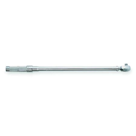 Micrometer Torque Wrench,1/2" Drive Size