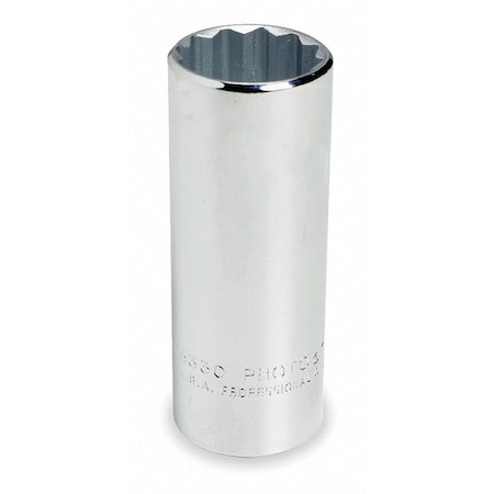 1/2 in Drive, 1-1/16" Triple Square SAE Socket, 6 Points