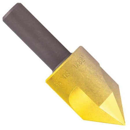 Drill/Countersink,6 FL,90 deg.,3/4in,HSS