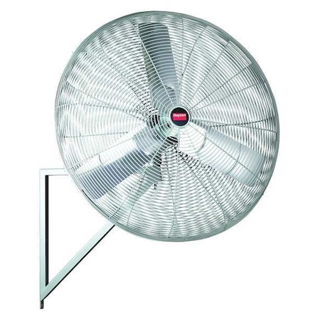 Standard Duty Industrial Fan, Ceiling, IBeam, Wall Mount, 36 in Blade Dia, 115V, 8100/12,600 cfm