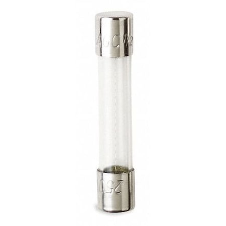 Glass Fuse, 2.25A, 10kA at 125V AC, 35A at 250V AC, 5 PK