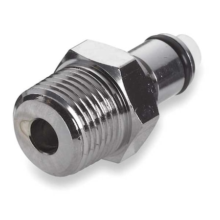 1/4" MNPT Chrome Plated Brass Inline Insert