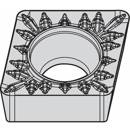 Diamond Turning Insert, Diamond, 4, CCMT, 2, Carbide