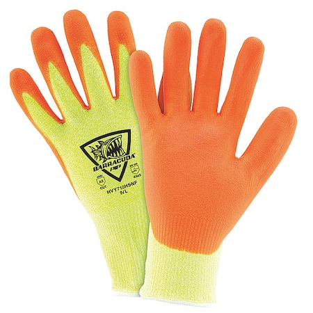Cut-Resistant Gloves, Cut Level A3 ,Dipped ,Foam Nitrile ,Sandy ,2XL 12 PK